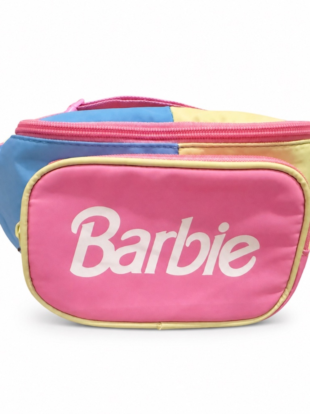 Cotton On Women / Kids x Barbie Belt Bag Fanny Pack 2023 Pastel Pink Blue Yellow - Picture 9 of 9